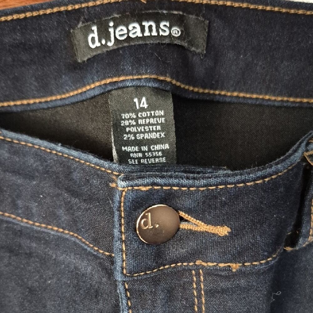 d. jeans Women's Size 14 Dark Blue Skinny Jeans - Picture 11 of 11